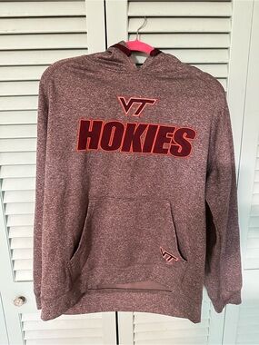 Knights Apparel Virginia Tech Hokies Maroon Crewneck Hoodie